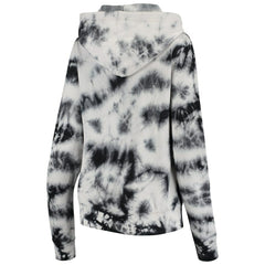 New Orleans Saints New Era Women's Tie Dye Fleece Full-Zip Hoodie - Black - NFL