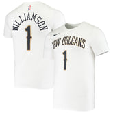 Nike Zion Williamson New Orleans Pelicans Name & Number Performance T-Shirt White