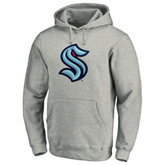 Seattle Kraken Fanatics Big & Tall Primary Logo Pullover Hoodie - Heather Gray | Fanatics online