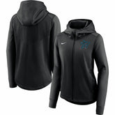 Miami Marlins Nike Women's Authentic Collection Baseball Performance Full-Zip Hoodie Discount