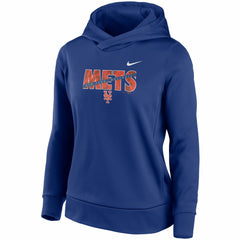 New York Mets Nike Women's Club Angle Performance Pullover Hoodie for sale