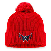 Washington Capitals Fanatics Primary Logo Cuffed Knit Hat with Pom - Red | Fanatics near me