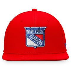 New York Rangers Fanatics Core Primary Logo Fitted Hat - Red | Fanatics discount