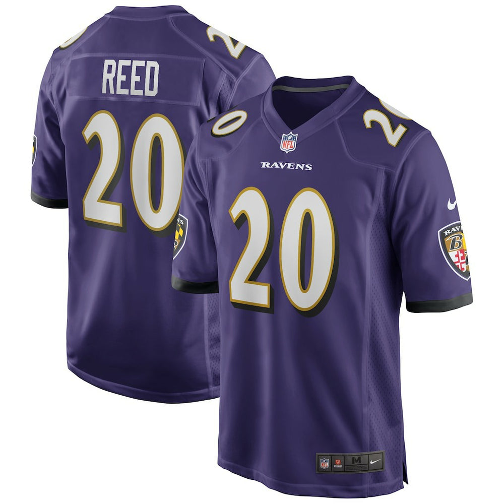 Ed Reed Baltimore Ravens Game Retired Player Jersey - Purple - Nike
