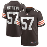 Clay Matthews Cleveland Browns Game Retired Player Jersey - Brown - Nike