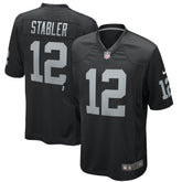 Ken Stabler Las Vegas Raiders Game Retired Player Jersey - Black - Nike