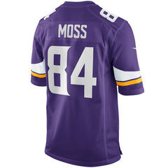 Randy Moss Minnesota Vikings Game Retired Player Jersey - Purple - Nike