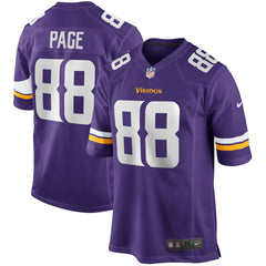 Alan Page Minnesota Vikings Game Retired Player Jersey - Purple - Nike