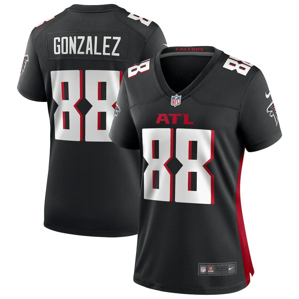 Tony Gonzalez Atlanta Falcons Women's Game Retired Player Jersey - Black - Nike
