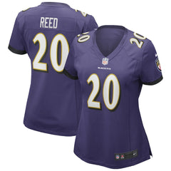 Ed Reed Baltimore Ravens Women's Game Retired Player Jersey - Purple - Nike
