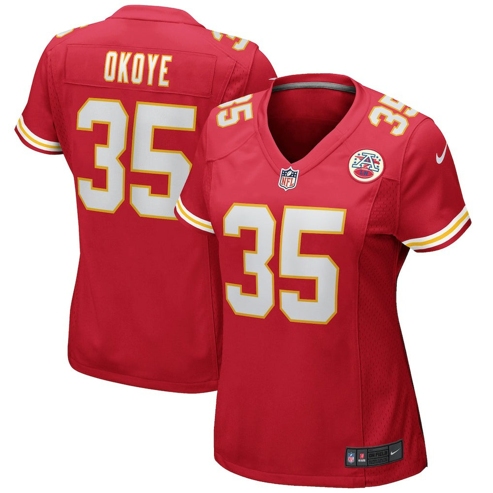 Christian Okoye Kansas City Chiefs Women's Game Retired Player Jersey - Red - Nike