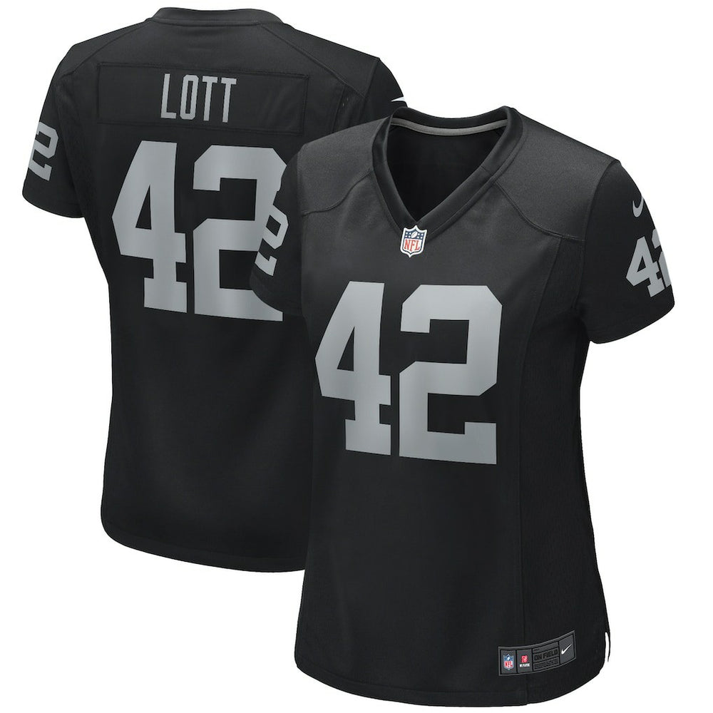 Ronnie Lott Las Vegas Raiders Women's Game Retired Player Jersey - Black - Nike