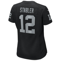 Ken Stabler Las Vegas Raiders Women's Game Retired Player Jersey - Black - Nike