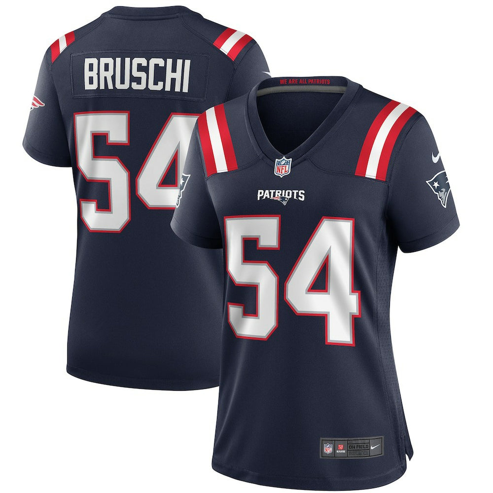 Tedy Bruschi New England Patriots Women's Game Retired Player Jersey - Navy - Nike