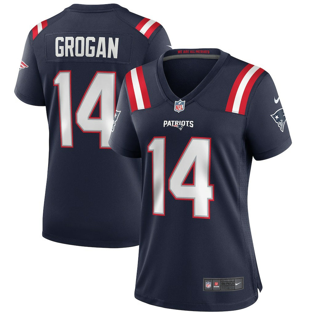 Steve Grogan New England Patriots Women's Game Retired Player Jersey - Navy - Nike