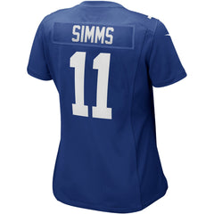 Phil Simms New York Giants Women's Game Retired Player Jersey - Royal - Nike