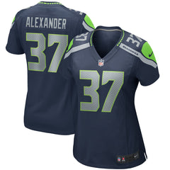 Shaun Alexander Seattle Seahawks Women's Game Retired Player Jersey - College Navy - Nike