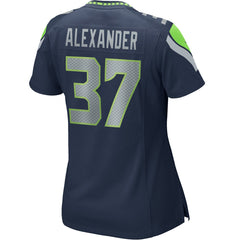 Shaun Alexander Seattle Seahawks Women's Game Retired Player Jersey - College Navy - Nike