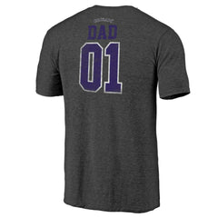 Colorado Rockies Father's Day Greatest Dad Tri-Blend T-Shirt for sale