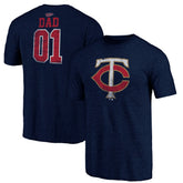 Minnesota Twins Father's Day Greatest Dad Tri-Blend T-Shirt for sale