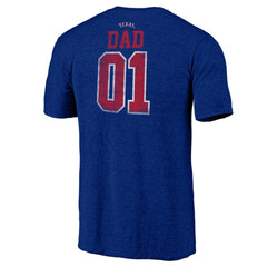 Texas Rangers Father's Day Greatest Dad Tri-Blend T-Shirt Sale