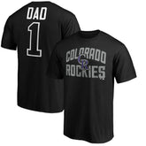 Colorado Rockies Father's Day #1 Dad T-Shirt Near Me