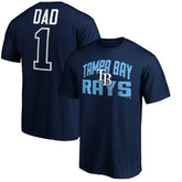 Tampa Bay Rays Father's Day #1 Dad T-Shirt Sale