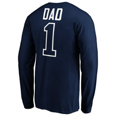 Houston Astros Father's Day #1 Dad Long Sleeve T-Shirt Outlet