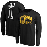 Pittsburgh Pirates Father's Day #1 Dad Long Sleeve T-Shirt for sale
