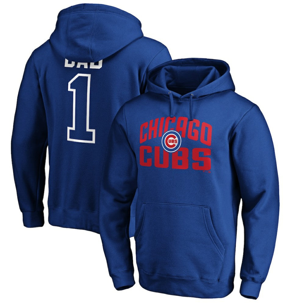 Chicago Cubs Father's Day #1 Dad Pullover Hoodie Online