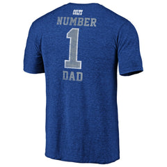 Indianapolis Colts #1 Dad Team Logo T-Shirt - Royal - NFL