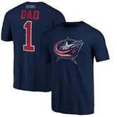 Columbus Blue Jackets Greatest Dad Tri-Blend T-Shirt - Navy | NHL near me