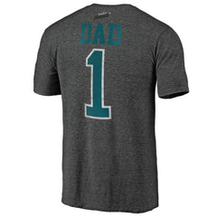 San Jose Sharks Greatest Dad Tri-Blend T-Shirt - Charcoal | NHL online