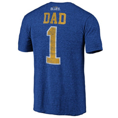 St. Louis Blues Greatest Dad Tri-Blend T-Shirt - Blue | NHL online
