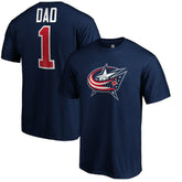 Columbus Blue Jackets #1 Dad T-Shirt - Navy | NHL online