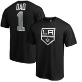 Los Angeles Kings #1 Dad T-Shirt - Black | NHL Clearance