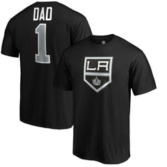 Los Angeles Kings #1 Dad T-Shirt - Black | NHL Clearance