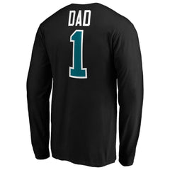 San Jose Sharks #1 Dad Long Sleeve T-Shirt - Black | NHL online
