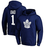 Toronto Maple Leafs #1 Dad Pullover Hoodie - Blue | NHL discount