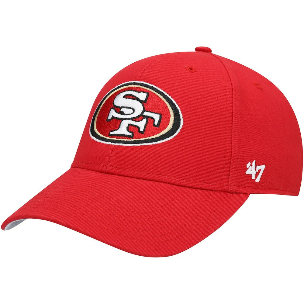 San Francisco 49ers '47 Youth Basic MVP Adjustable Hat - Scarlet - 47 brand