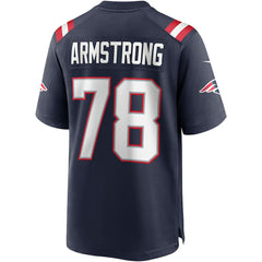 Bruce Armstrong New England Patriots Game Retired Player Jersey - Navy - Nike