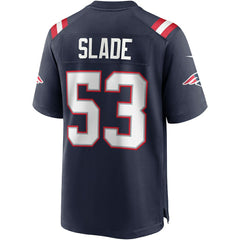 Chris Slade New England Patriots Game Retired Player Jersey - Navy - Nike