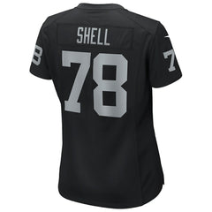Art Shell Las Vegas Raiders Women's Game Retired Player Jersey - Black - Nike