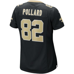Bob Pollard New Orleans Saints Women's Game Retired Player Jersey - Black - Nike