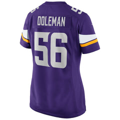 Chris Doleman Minnesota Vikings Women's Game Retired Player Jersey - Purple - Nike