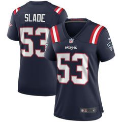 Chris Slade New England Patriots Women's Game Retired Player Jersey - Navy - Nike