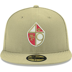 San Francisco 49ers New Era Omaha Throwback 59FIFTY Fitted Hat - Gold - NFL