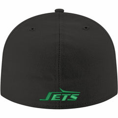 New York Jets New Era Omaha Throwback 59FIFTY Fitted Hat - Black - NFL
