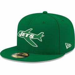 New York Jets New Era Omaha Throwback 59FIFTY Fitted Hat - Kelly Green - NFL