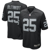 Fred Biletnikoff Las Vegas Raiders Game Retired Player Jersey - Black - Nike